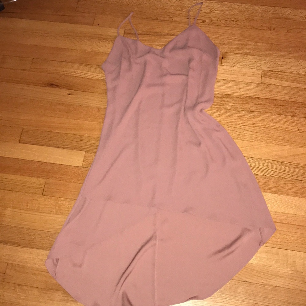 Mauve slip dress